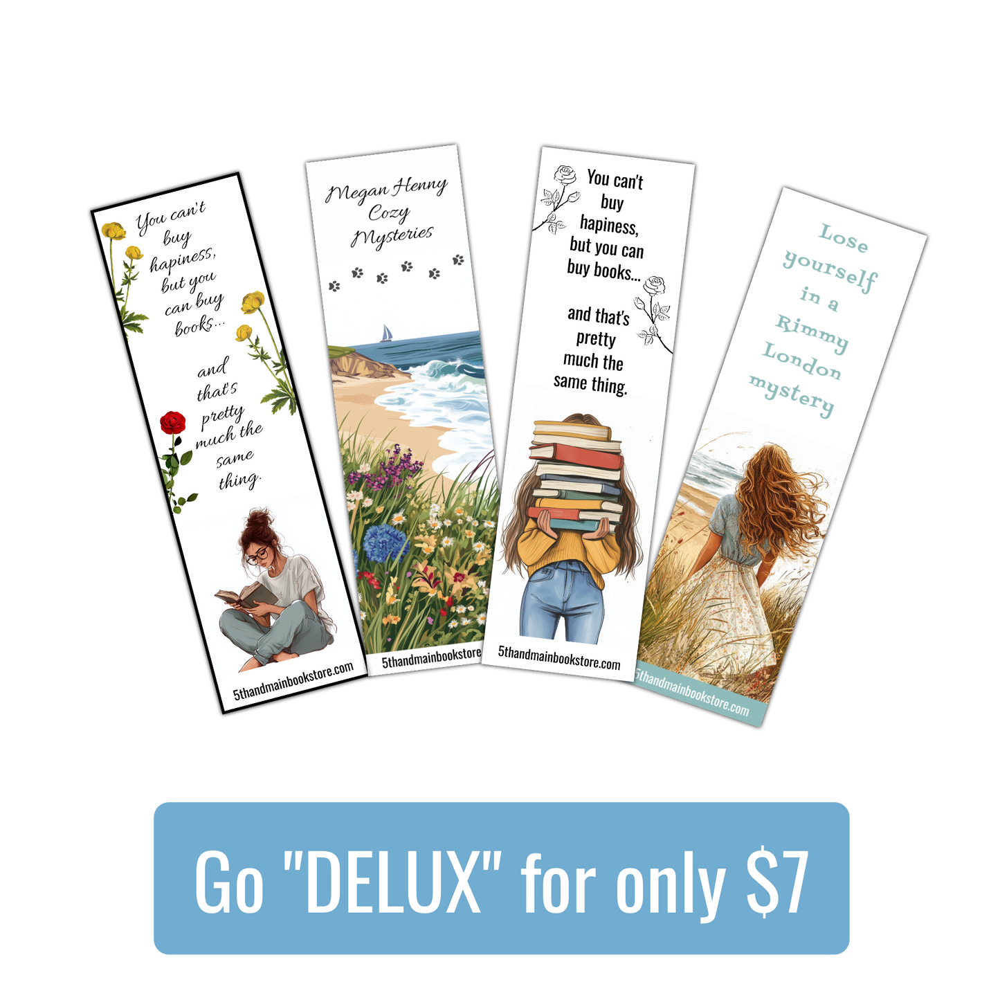 ADD-ON to any swag order and upgrade to gift-wrapping, stickers, a bookmark, and more!